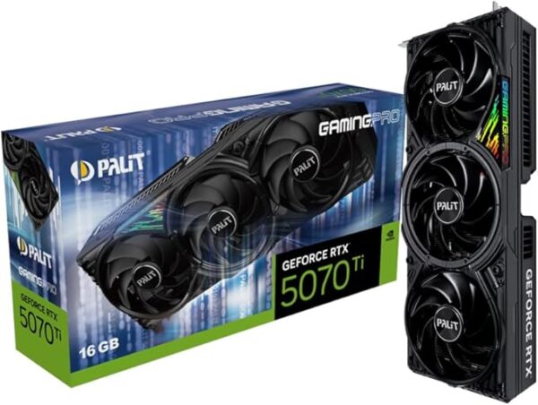 VADE FARKSIZ 12 TAKSİT / Palit GeForce RTX 5070 Ti GamingPro 16GB GDDR7 256 Bit DLSS 4 Ekran Kartı
