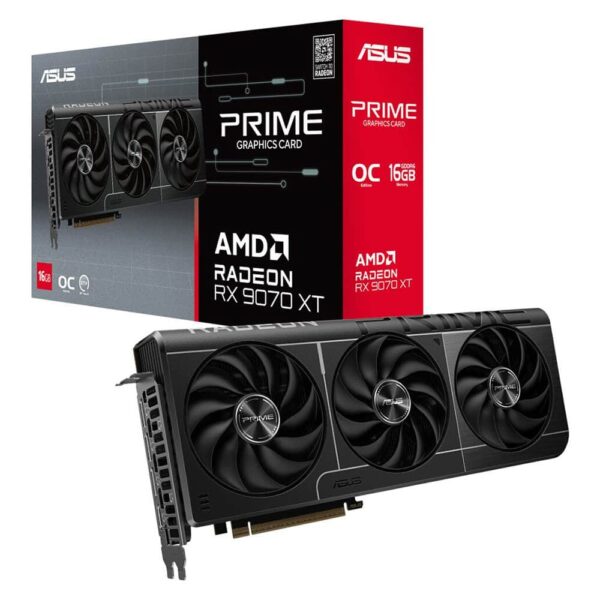 VADE FARKSIZ 12 TAKSİT / ASUS Prime Radeon RX 9070 XT OC 16GB GDDR6 256 Bit Ekran Kartı