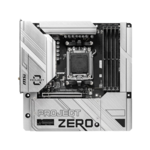 VADE FARKSIZ 12 TAKSİT / MSI B650M Project Zero AM5 Soket DDR5 7600(OC)MHz mATX Anakart