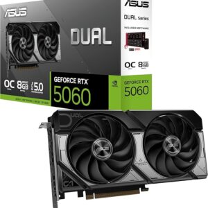 VADE FARKSIZ 12 TAKSİT / Asus RTX 5060 Dual OC Edition DUAL-RTX5060-O8G 128 Bit GDDR7 8 GB Ekran Kartı