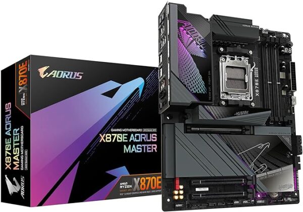 VADE FARKSIZ 12 TAKSİT / GIGABYTE X870E AORUS MASTER WIFI7 AMD AM5 ATX Gaming Anakart