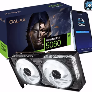 VADE FARKSIZ 12 TAKSİT / Galax RTX 5060 1-Click OC 56NSN8MDDCOC 128 Bit GDDR7 8 GB Ekran Kartı