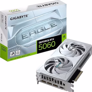VADE FARKSIZ 12 TAKSİT /  Gigabyte RTX 5060 Eagle OC Ice GV-N5060EAGLEOC ICE-8GD 128 Bİt GDDR7 8 GB Ekran Kartı