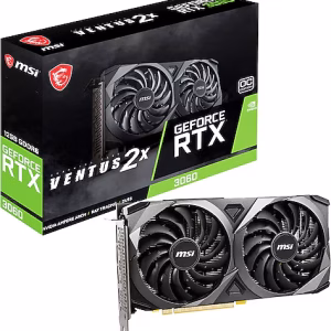 VADE FARKSIZ 12 TAKSİT / MSI RTX 3060 Ventus 2X 12G OC 192 Bit GDDR6 12 GB Ekran Kartı