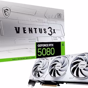 VADE FARKSIZ 12 TAKSİT / MSI RTX 5080 16G Ventus 3X OC White G5080-16V3CW 256 Bit GDDR7 16 GB Ekran Kartı